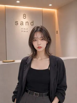 カラー 三木 紘汰のヘアスタイル