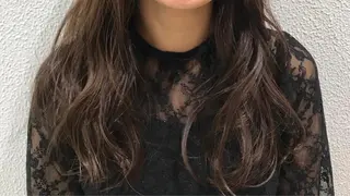 セミロング カラー 当日予約🆗✂︎ ウエモト タクのヘアスタイル