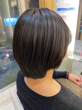 ショート ゆめ ベージュカラーのヘアスタイル