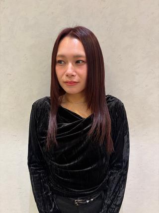 ロング カラー 暖色カラー/アレンジ 🌺URUHA🌺のヘアスタイル