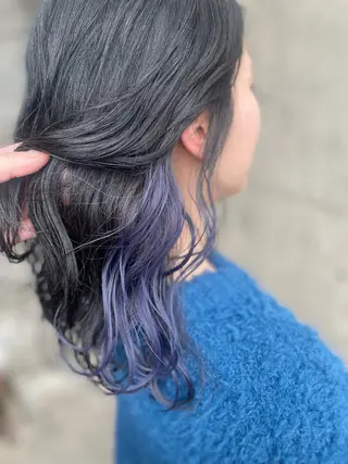 ミディアム カラー 日高 香織のヘアスタイル