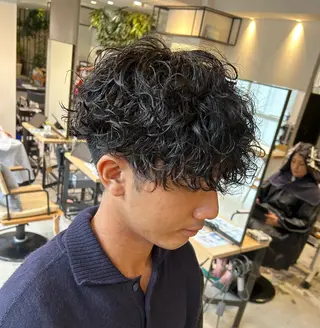 パーマ メンズ メンズ清潔感のプロ 💈メンズパーマ藤田のヘアスタイル