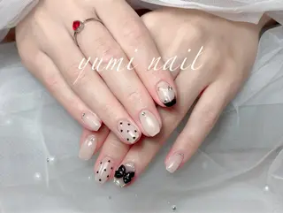 ネイル 𝐲𝐮𝐦𝐢🎀 長さ出しデザイン専門のネイルデザイン
