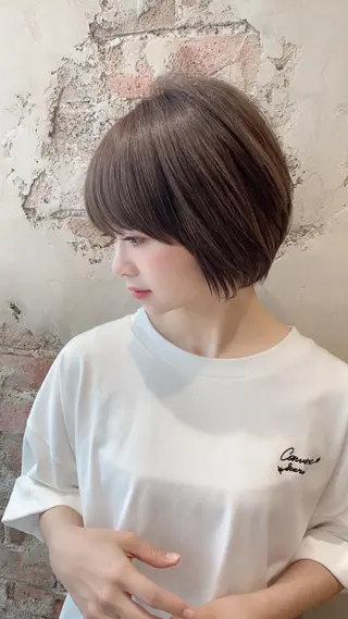 ショート 新宿　ショート・ボブ カットモデル募集のヘアスタイル