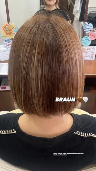 カラー 笠間 悠月のヘアスタイル