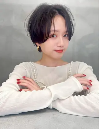 ショート 大宮/曲がる縮毛矯正 /毛流れ特化/NAOのヘアスタイル