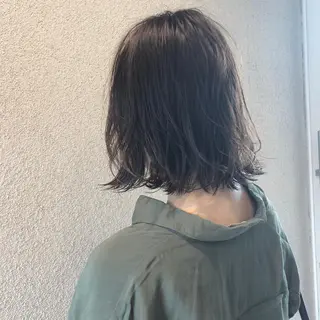 ミディアム カラー メンズ 齋藤 佳以のヘアスタイル