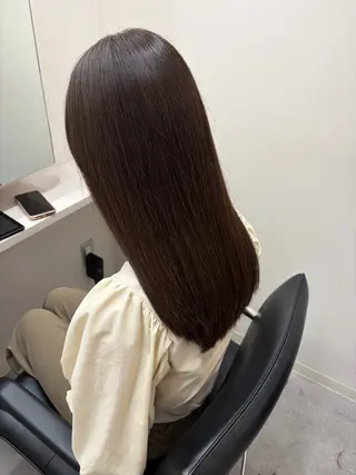 セミロング とき/髪質改善/透明 感カラー☘️のヘアスタイル