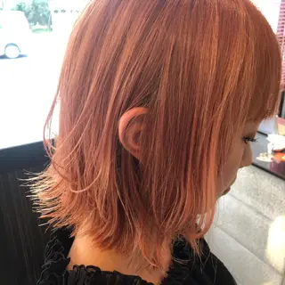 ミディアム カラー looker ルーカーのヘアスタイル