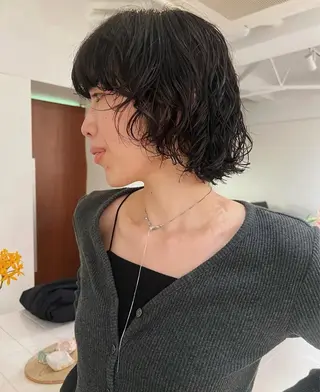 パーマ 熊谷 由貴のヘアスタイル
