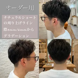 ショート メンズ 襟足でお悩みの方✂︎ くびれ職人ハシモトのヘアスタイル