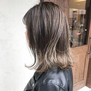ミディアム カラー 艶髪育成サロン 京橋 shinのヘアスタイル