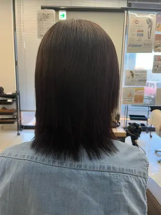 ミディアム LiTA長嶺 小佐井悠未のヘアスタイル