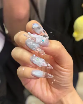 ネイル sayuri໒꒱ 新宿/  韓国ネイルのネイルデザイン