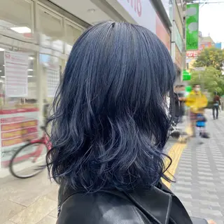 セミロング マンツーマン女性 美容師 奏のヘアスタイル