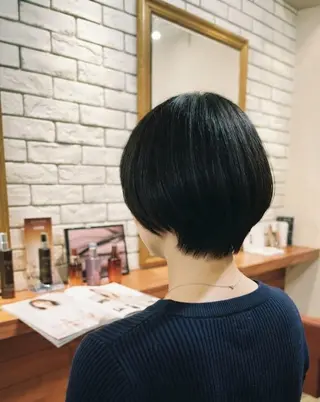 ショート カラー flencia 丸 和博|カットのヘアスタイル