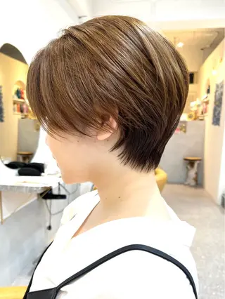 ショート 《カット¥0》 朝山良徳のヘアスタイル