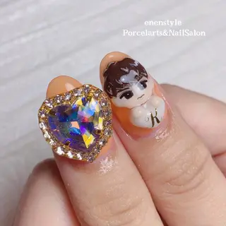 ミディアム ネイル 🐾enen style 🐾のネイルデザイン