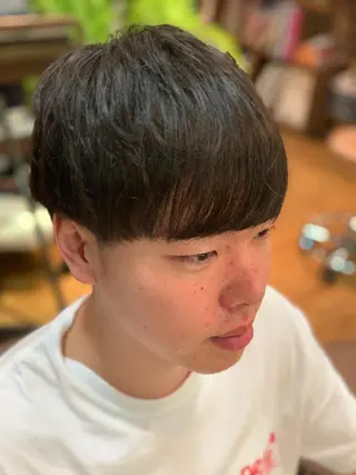 ショート メンズ カット特化美容師 齋藤桐のヘアスタイル