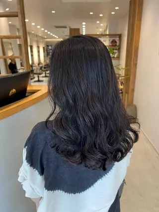 セミロング パーマ/名古屋パーマ / コデラ ナナホのヘアスタイル