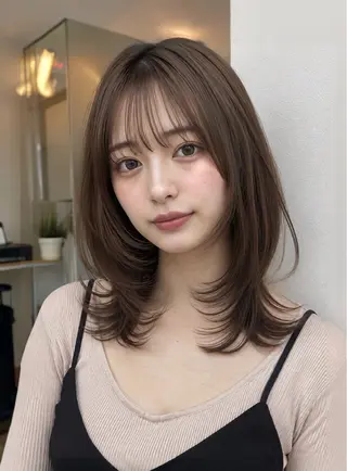 ミディアム LITTLE CLOSETのヘアスタイル