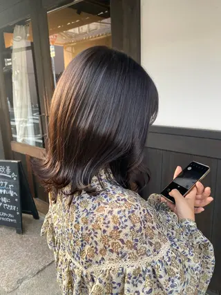 ミディアム カラー 【novem】 Miyukiのヘアスタイル