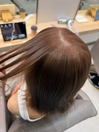 ミディアム ハイライト/パーマ /ヒナのヘアスタイル
