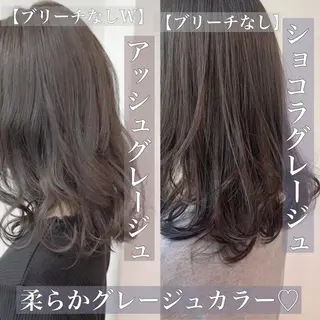 ロング カラー ヘアアレンジ 透明感カラー/ レイヤー　YUKAのヘアスタイル