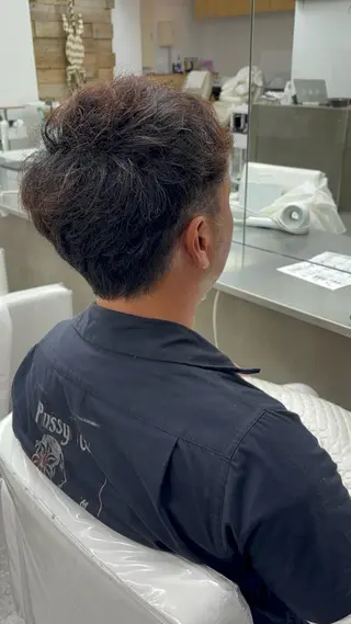 メンズ 🪽men’sカット 🪽パーマ🪽丸田のヘアスタイル