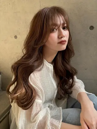 ロング カラー peige 斉藤✨大人ヘアー✨のヘアスタイル