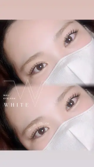 マツエク・マツパ 🎀 mayu WHITE 🎀真菅のマツエク・マツパデザイン