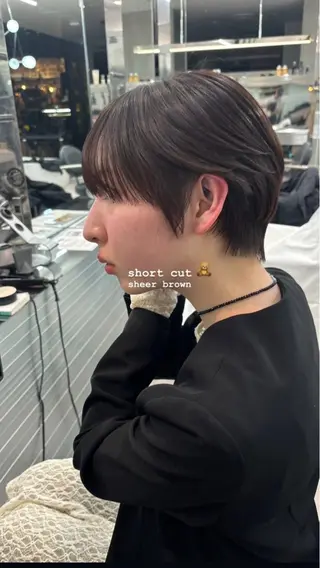 ショート レイヤー特化/渋谷 rinのヘアスタイル