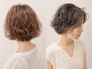 ショート デザインカラー/ウル フカット/藤下慧大のヘアスタイル