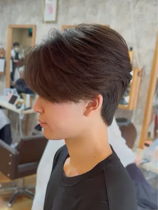 メンズ メンズ曲がる 縮毛矯正/駅徒歩4分のヘアスタイル