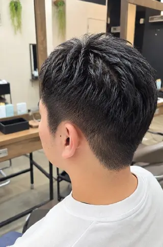 ミディアム メンズ カラー 石川(park) ジェウンのヘアスタイル