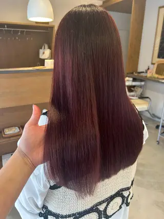 ロング 小澤 志穂のヘアスタイル