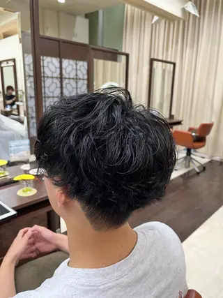 ショート パーマ メンズ 🧊メンズ特化🧊 高木航希のヘアスタイル