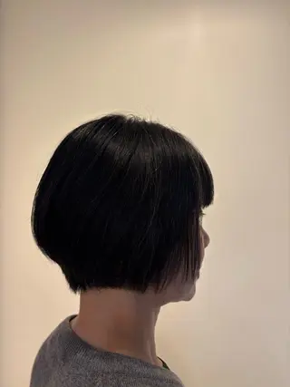 ショート ボブ/刈り上げ/ ショート越智葵葉🍃のヘアスタイル
