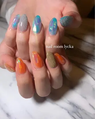 ネイル ネイルルームリッカ 𝐦𝐚𝐲𝐮のネイルデザイン