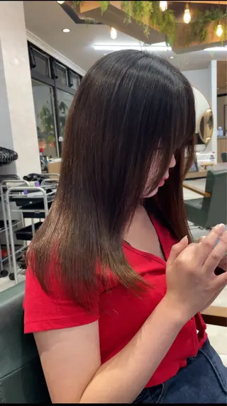 セミロング 熊崎 樹のヘアスタイル