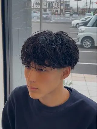 パーマ メンズ 藤原 幸大/名取美容師のヘアスタイル