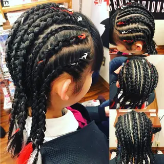 ✨コーンロウ✨ 本田さゃかのヘアスタイル