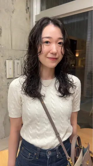 カラー chisato☁️ カットカラーモデルのヘアスタイル