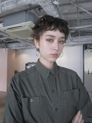 ショート カラー CEINE PATHのヘアスタイル