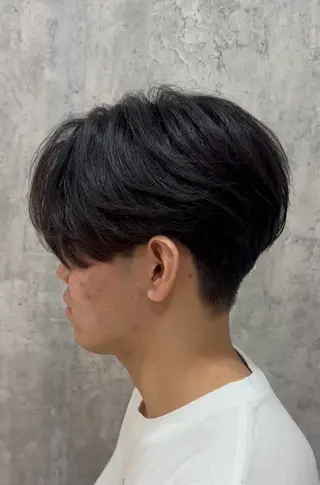 メンズ 髪質改善×白髪ぼかし 美容師✂️武澤龍賀のヘアスタイル