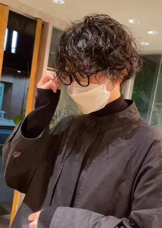 ショート パーマ 浅沼 ゆいのヘアスタイル