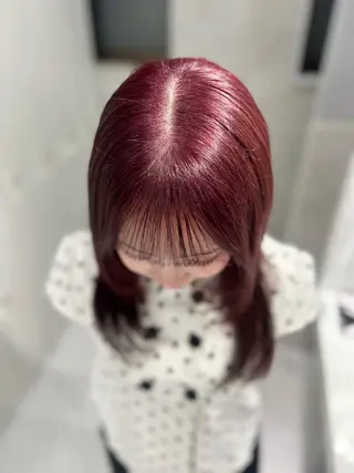 カラー Akari🧬レイヤ ー/ハイトーン/天神のヘアスタイル
