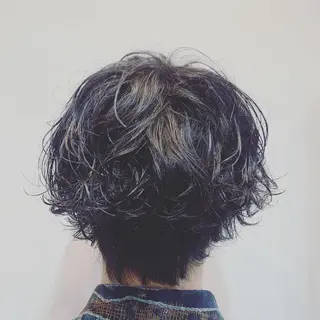 ショート パーマ メンズ 佐藤 良祐のヘアスタイル