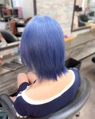 ミディアム カラー ハイトーンエクステ 🎩カズキ🎩のヘアスタイル