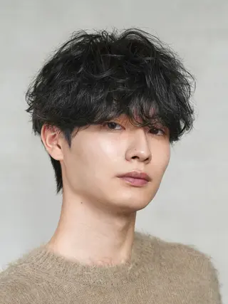 ショート パーマ メンズ SENTA✨メンズ パーマ✨fifth栄のヘアスタイル